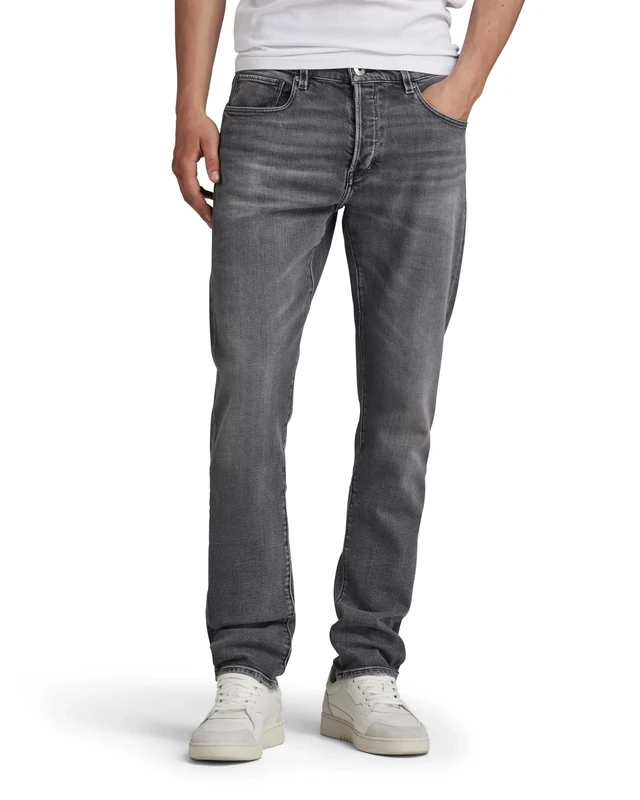G-Star Men's 3301 Slim Jeans, Grey (faded stargaze grey 51001-D554-G328), 26W / 30L