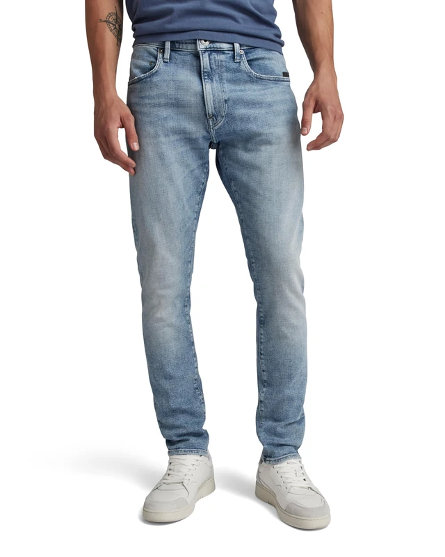 G-Star Men's Revend FWD Skinny Jeans, Blue (sun faded nubay blue D20071-D441-G343), 30W / 34L