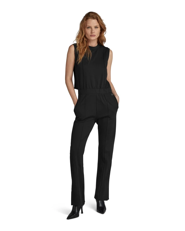 G-Star Women's Pintucked Jumpsuit , Black (dk black D24525-D275-6484), XXS