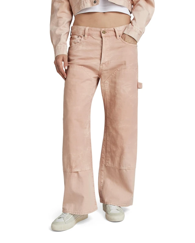 G-Star Women's Bowey 3D Carpenter Loose Jeans, Beige/khaki (sun faded rugby tan gd D24354-D491-G551), 31W / 30L