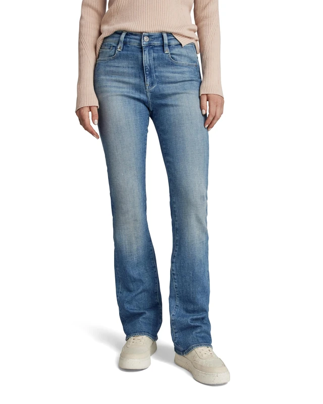 G-Star Women's Noxer Bootcut Jeans, Blue (antique faded lago blue D21437-D441-G354), 25W / 28L