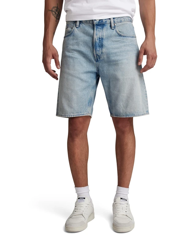 G-Star Men's Dakota Shorts Clean Edge, Blue (sun faded fogbow D24411-D436-G671), 32