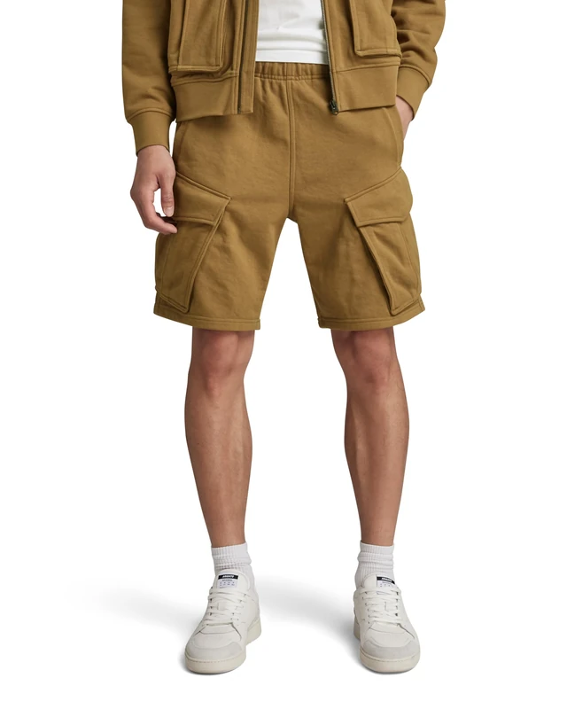 G-Star Men's Rovic Sweat Shorts, Brown (dk fawn D24452-D566-7172), XS