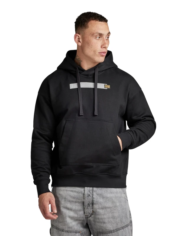 G-Star Men's Flight deck loose hdd sw, Black (dk black D24373-D557-6484), XXL - Image 1