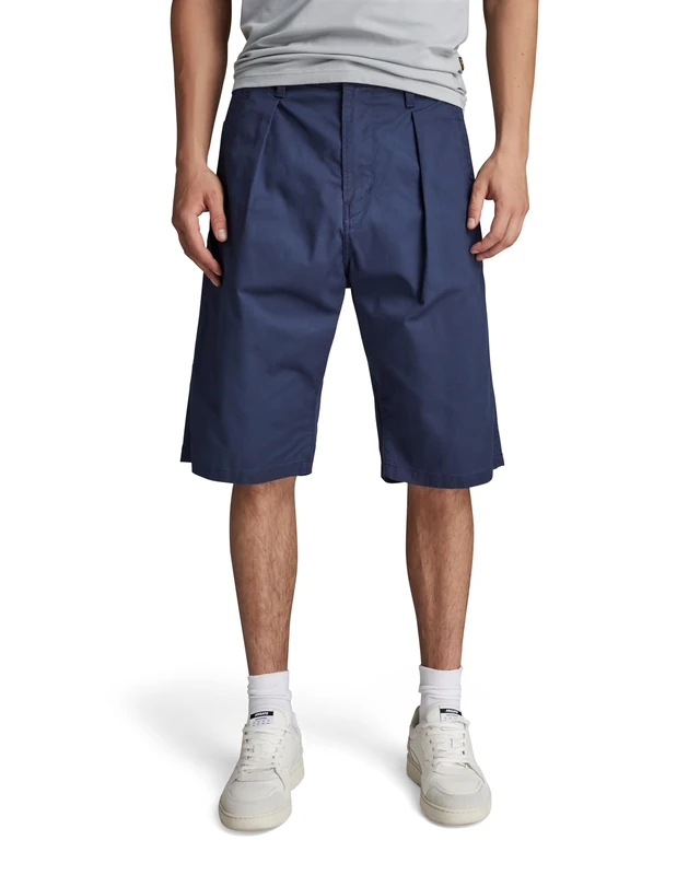 G-Star Men's Pleated Chino Shorts, Multicolor (salute/salute D24544-D519-G145), 29