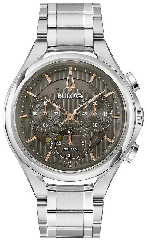 Bulova Men's Chronograph Quartz Watch with Stainless Steel Strap 96A298