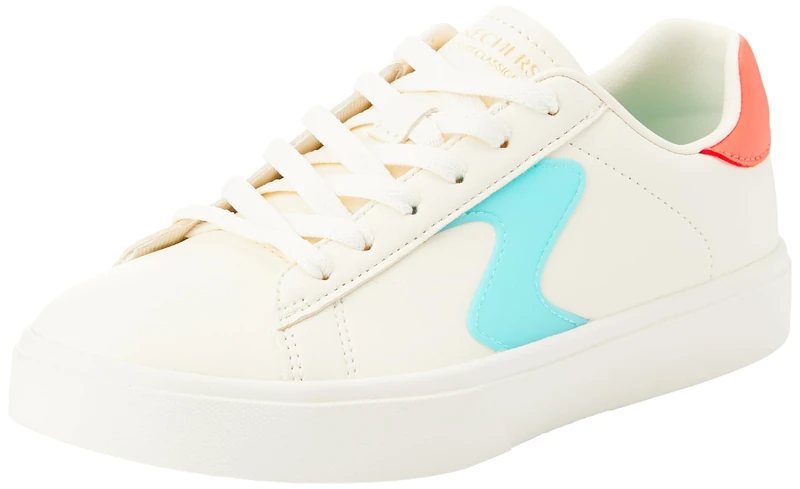 Skechers Girl's Eden Lx Sneakers, Natural Synthetic Multi Trim, 11 UK Child