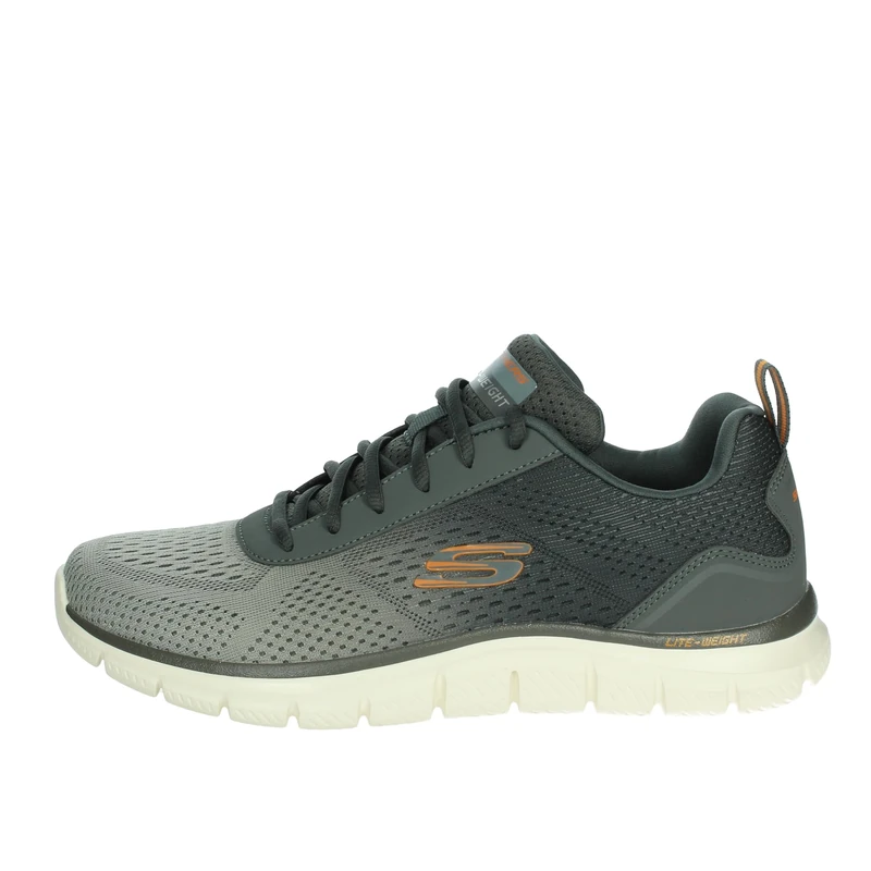 Skechers Men's Track Ripkent Trainers, Olive Mesh/Synthetic, 7 UK