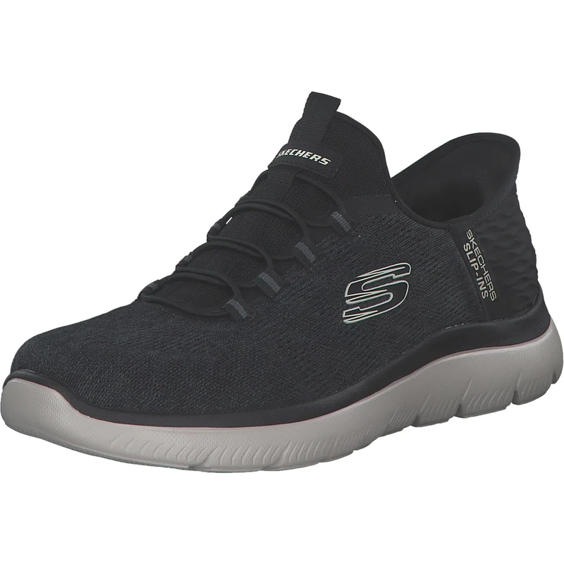 Skechers Men's Summits Key Pace Trainers, Black Mesh W, 10 UK