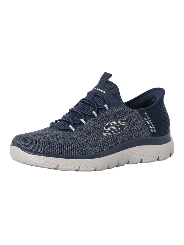 Skechers Men's Summits Key Pace Trainers, Navy Mesh, 7 UK