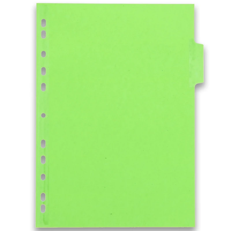 OXFORD 30 Packs of Neutral Colour Life Dividers A4 6 Positions Glossy Card Thickness 220 g Assorted Colours