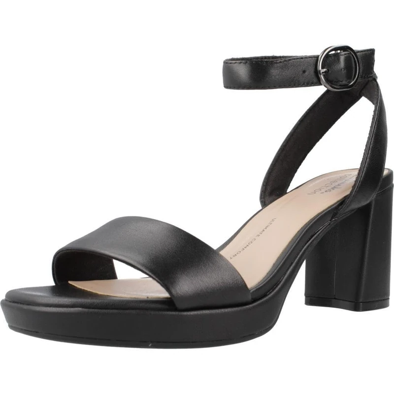 Clarks Womens Ambyrlyn Bay Pump, Black White, 6.5 UK