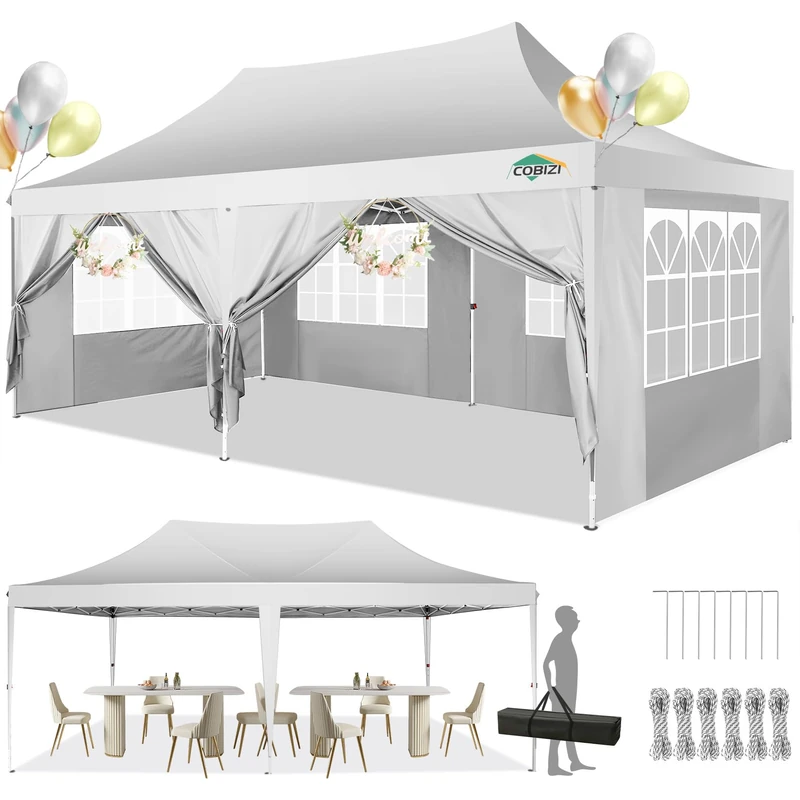 COBIZI Pop Up Canopy 10x20