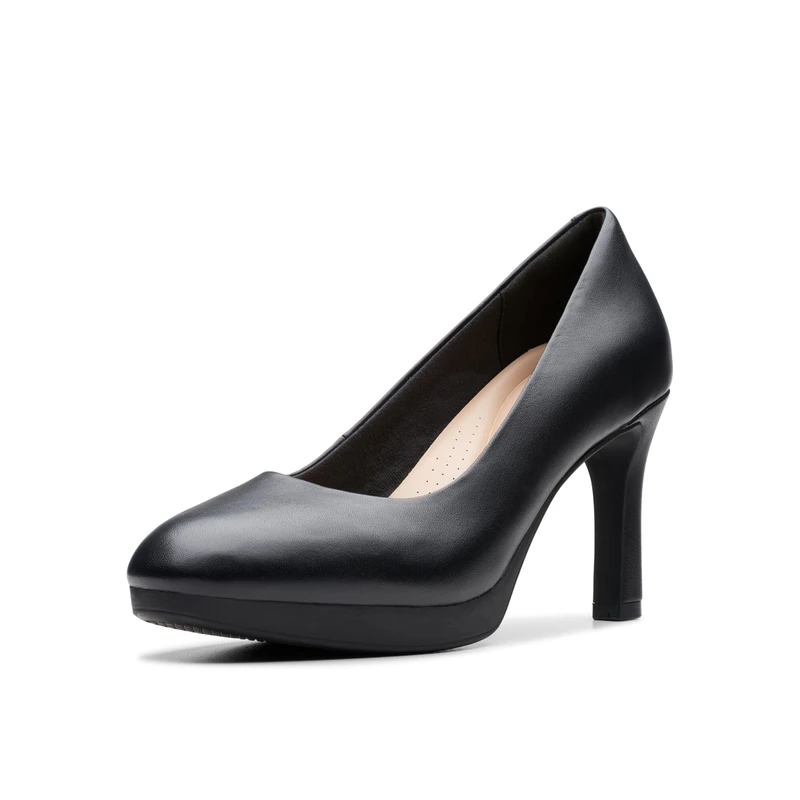 Clarks Ambyr2 Braley Womens Black Leather, 5.5