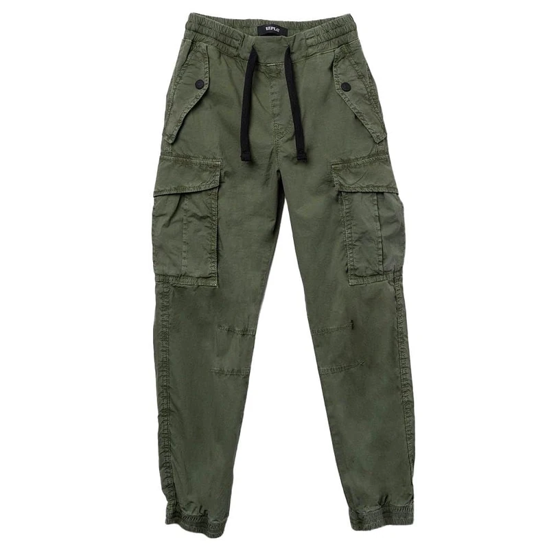 Replay Boy's SB9079 Pants, 806 Military Green, 16 Years