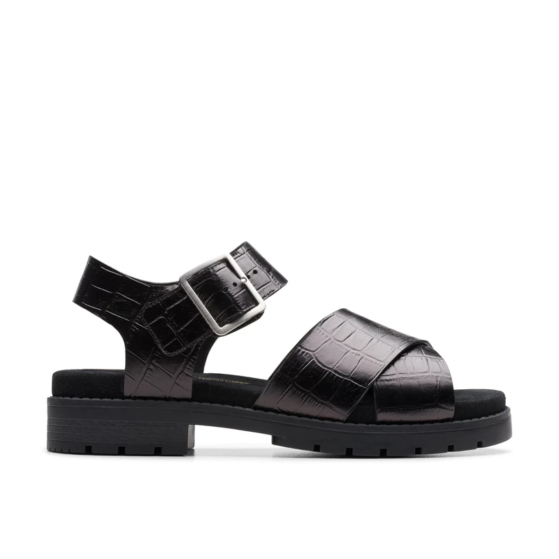 Clarks Orinoco Cross Womens Black Interest, 5.5
