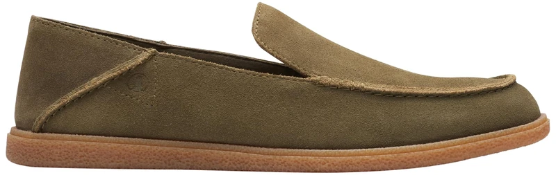 Clarks Clarkbay Step Mens Olive Suede, 10.5 - Image 1