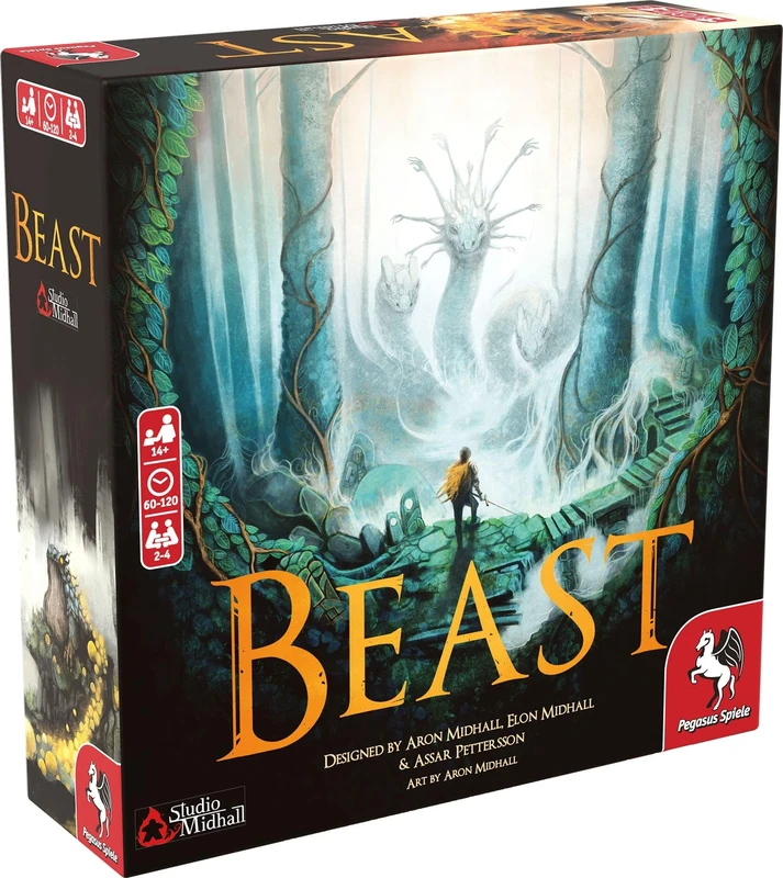 Pegasus Spiele - Beast Board Game: 6 Players, Ages 18+, Fantasy Genre