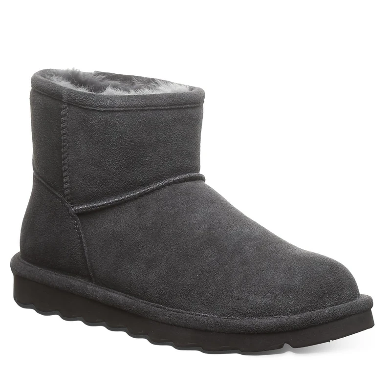 BEARPAW Women's Alyssa Ankle Boot, Grau Graphite Nature S Delight, 10 UK