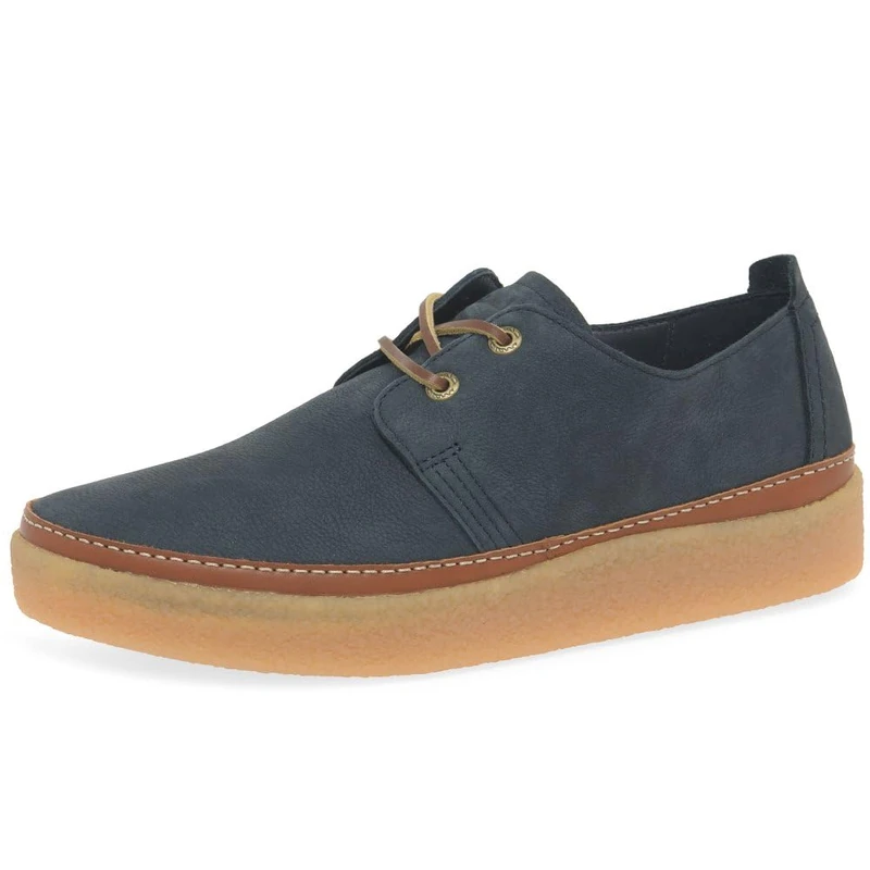 Clarks Mens Clarkwood Low -, Navy Nubuck, 8 UK