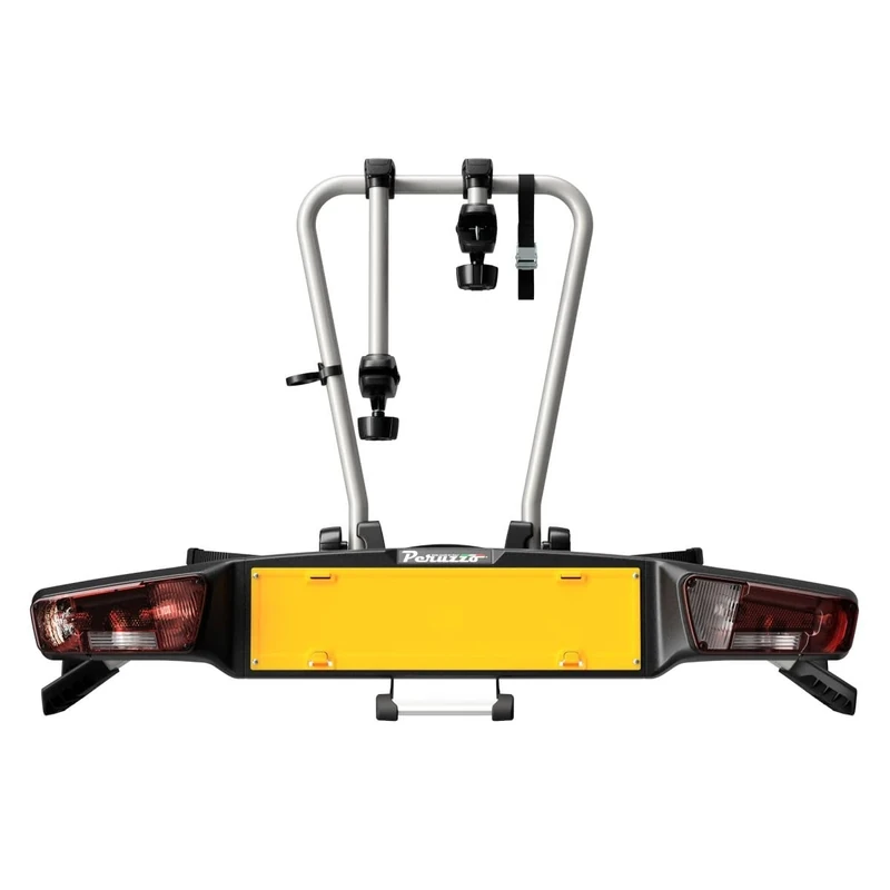 Peruzzo Bicycle Carrier, Atlantis 714 for 2 E-Bikes, Durable Aluminium, Hitch Mount, Foldable