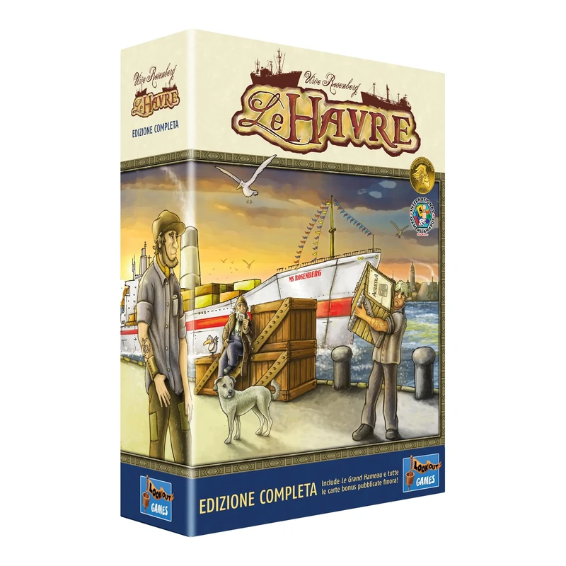 Asmodee - Le Havre, Board Game, 1-5 Players, 12+ Years, Italian Edition