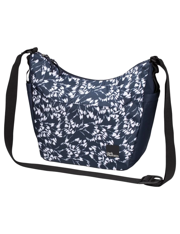 Jack Wolfskin Women's Burgweg Shoulder Bag, Leaves Night Blue, Leaves Night Blue, 10 Lit.