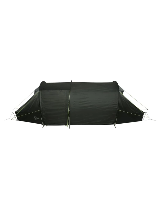 Jack Wolfskin Unisex - Adult North Tunnel III Tunnel Tent, Island Moss, One Size