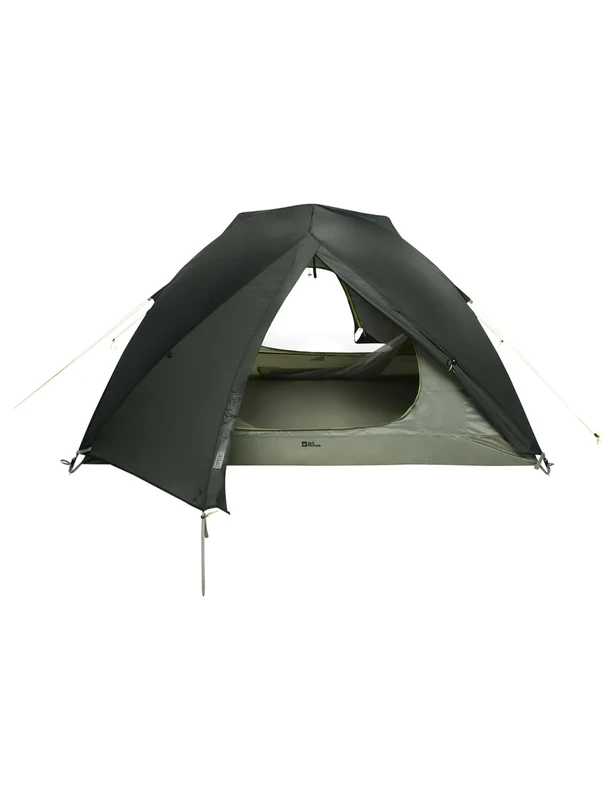 Jack Wolfskin Unisex - Adult Sky Dome III Dome Tent, Island Moss, One Size