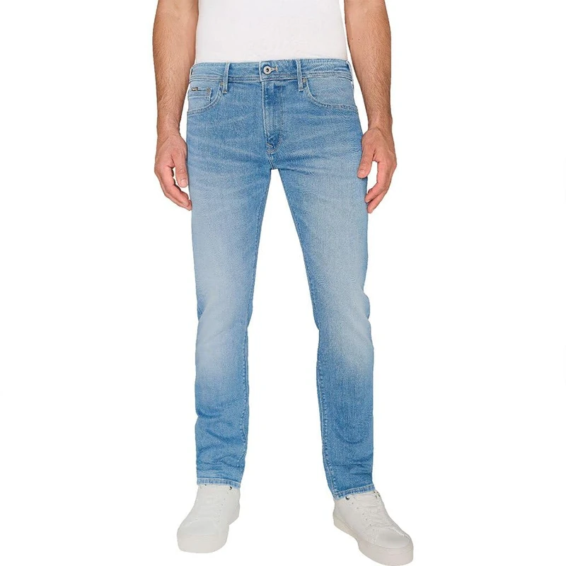 Pepe Jeans Men's Stretch Tapered PM207390 Jeans, Blue (Denim-MI5), 28W / 34L