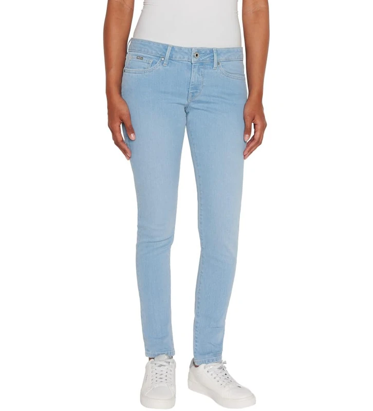 Pepe Jeans Women's Skinny Jeans Lw, Blue (Denim-PF2), 28W / 30L
