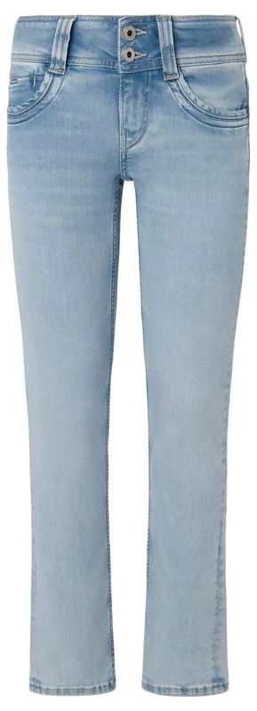 Pepe Jeans Women's Slim Jeans Lw, Blue (Denim-XW4), 32W / 30L