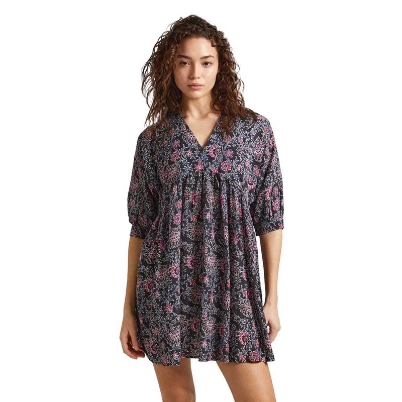 Pepe Jeans Women's Darcy Dress, Grey (Infinity Grey), S