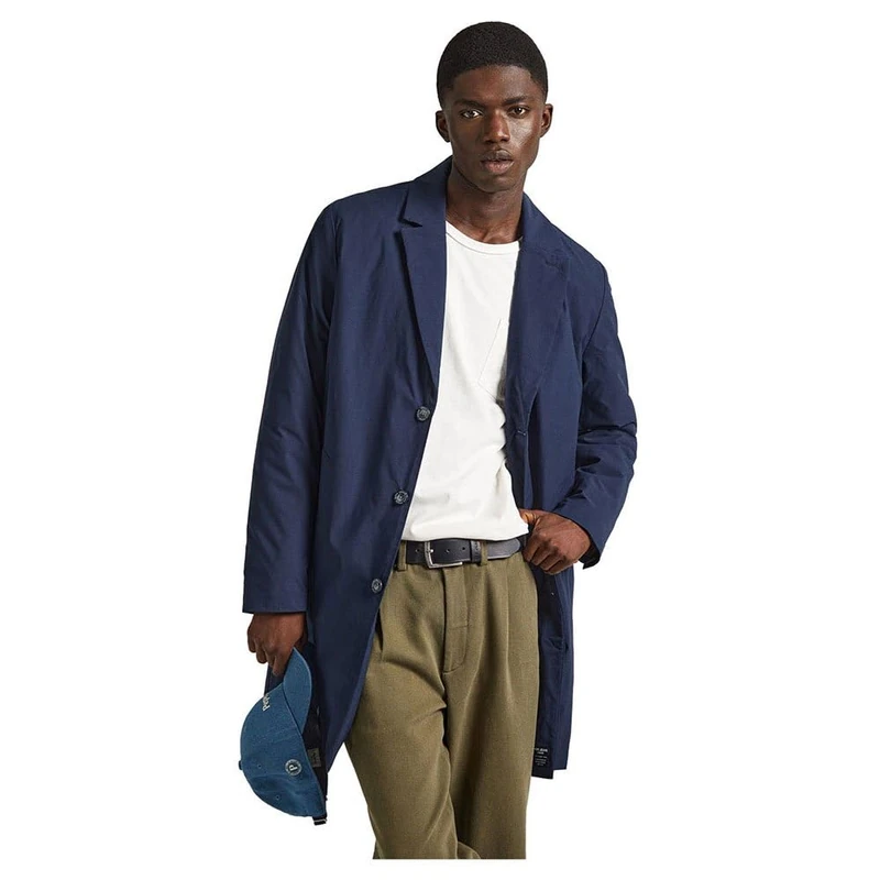 Pepe Jeans Men's Velsea Jacket, Blue (Dulwich Blue), S