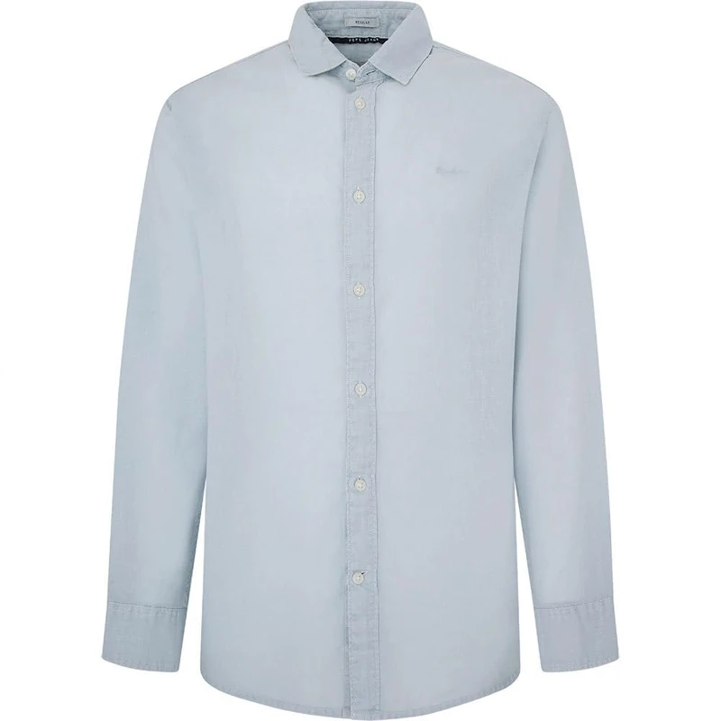 Pepe Jeans Men's Paytton Shirt, Blue (Oxford Blue), L - Image 1