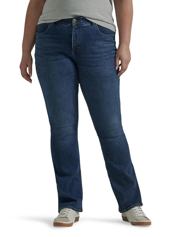 Lee Women's Plus Size Ultra Lux Comfort with Flex Motion Bootcut Jean Star Rise 16 Plus