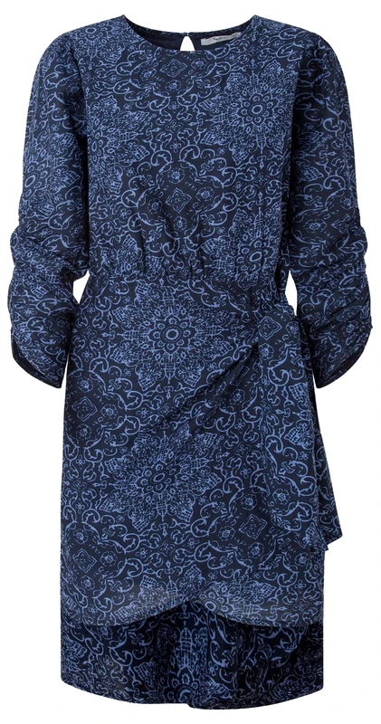 Pepe Jeans Women's Clarin Dress, Blue (Dulwich Blue), XL