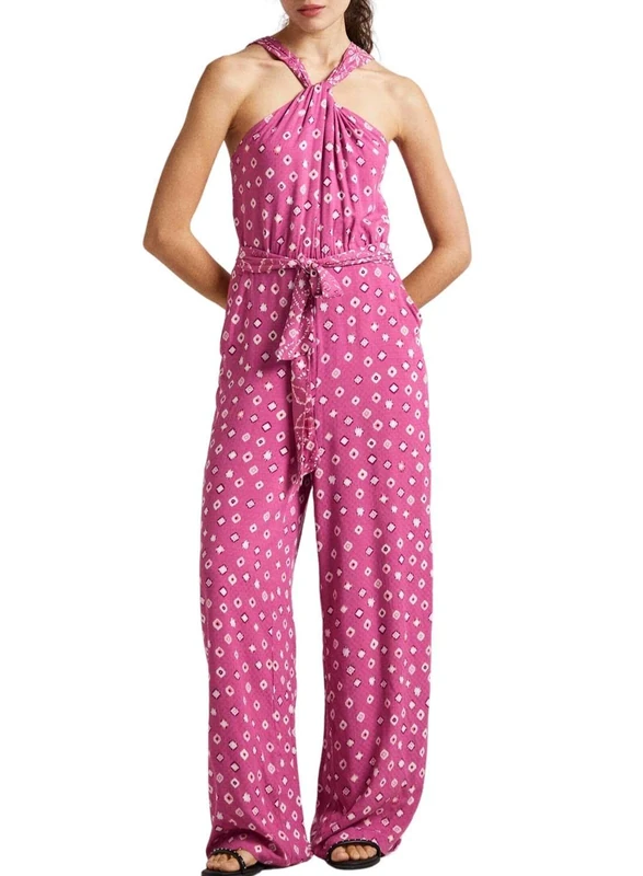 Pepe Jeans Women's Dolly Jumpsuit, Pink (English Rose Pink), XS