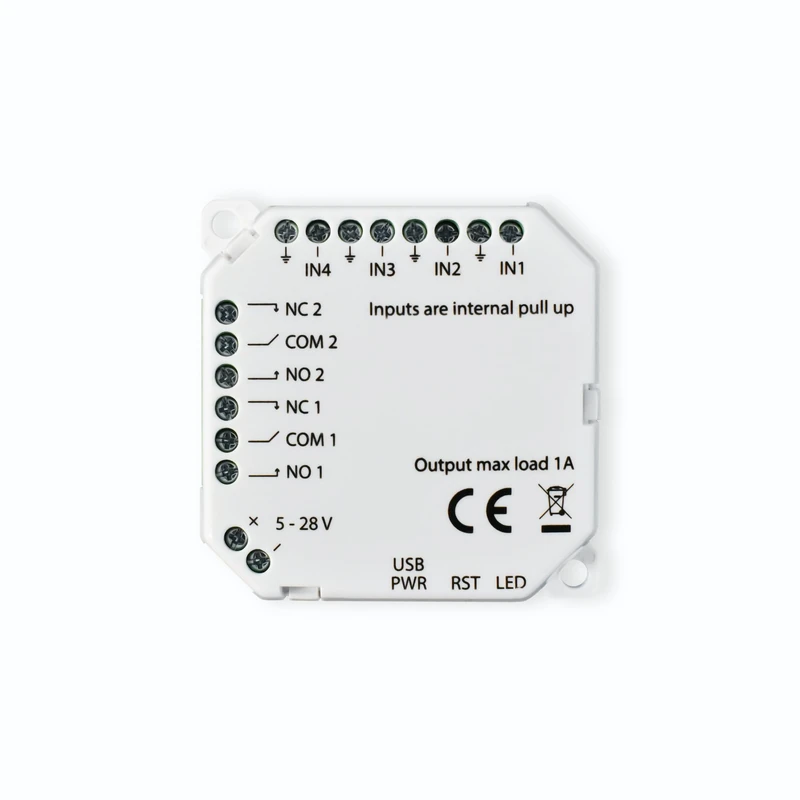 frient IO Module | Input/Output Module | Smart Home Connectivity Module | Smart Home Interface for Wired Devices | Zigbee | Works with Homey, Home Assistant, and SmartThings