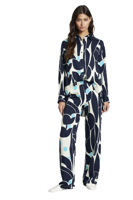 bugatti Women's W2167-62230 Slacks, Marine-390, 12