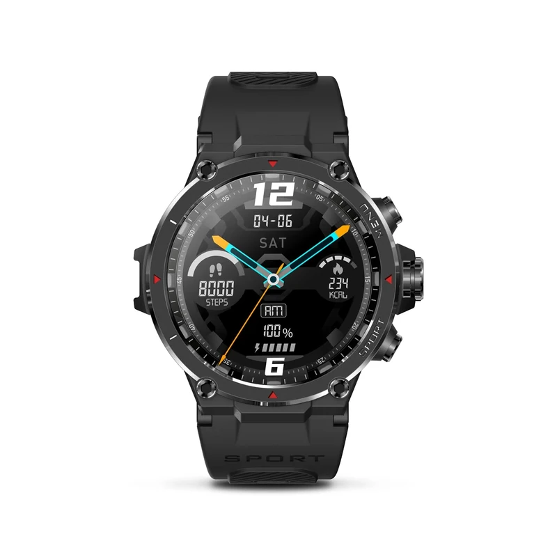 Veho Kuzo F1-S GPS Sports Smartwatch – Black