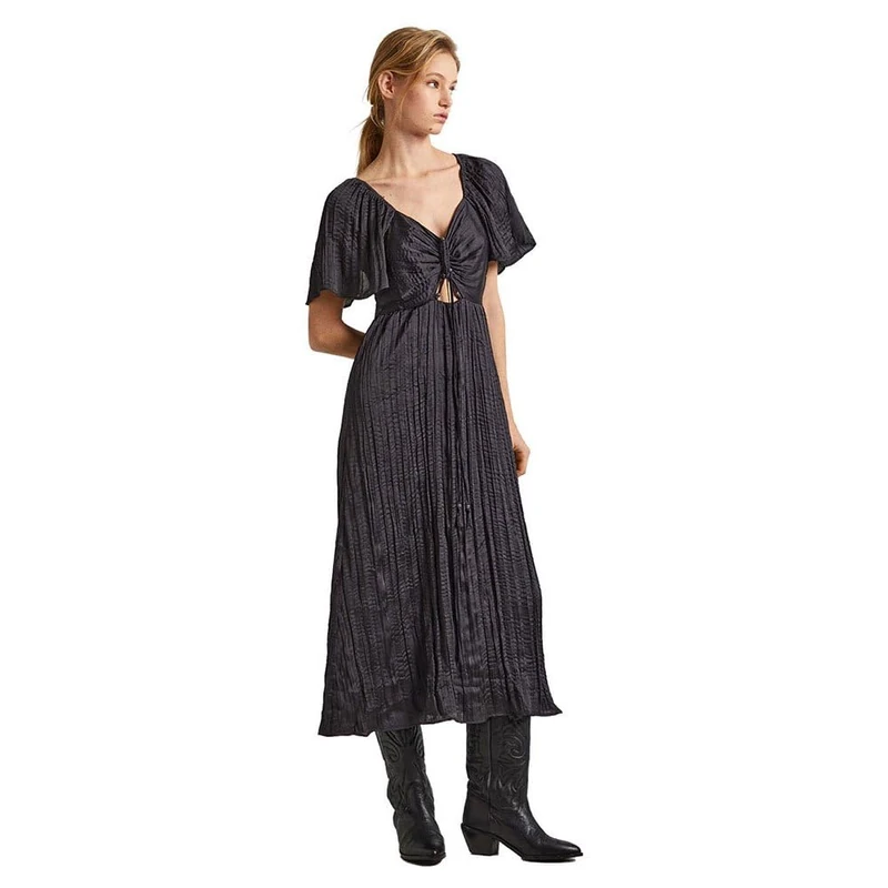 Pepe Jeans Women's Didi Dress, Grey (Infinity Grey), XL