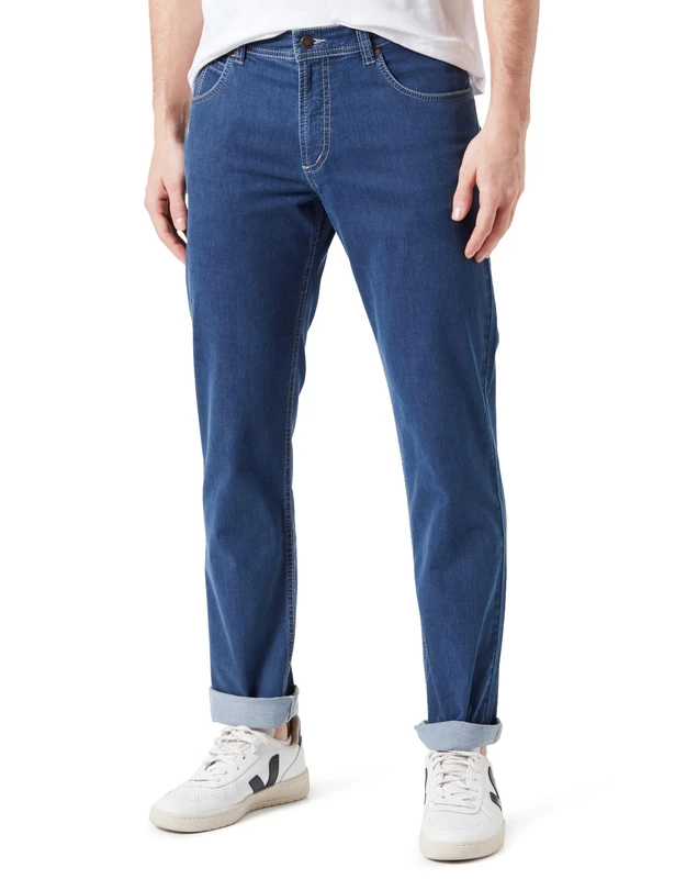 bugatti Men's Jeans, Blue-350, 32W x 32L