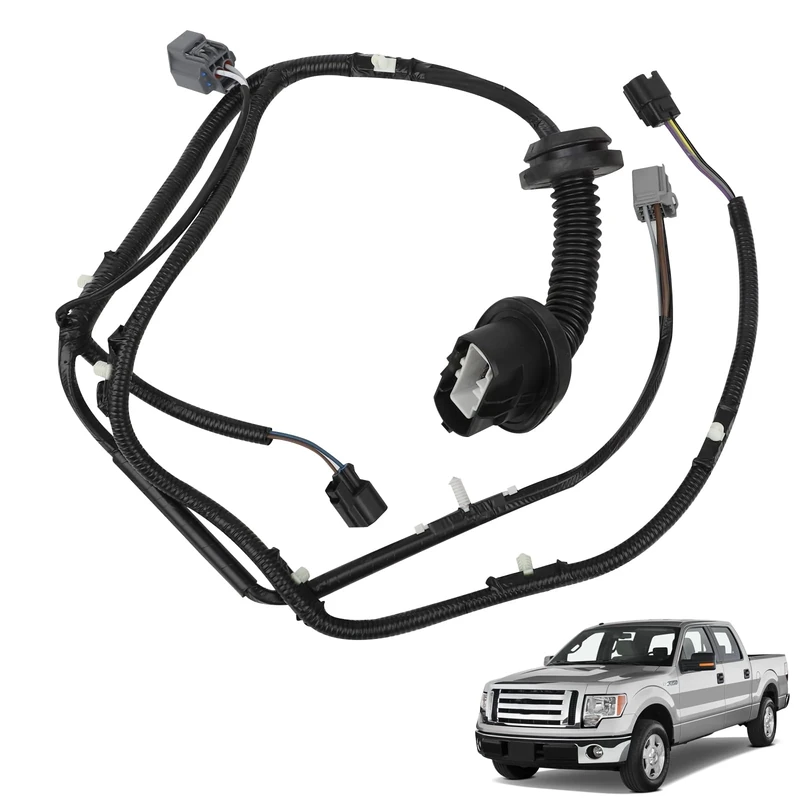 Rear Left Door Jumper Wire Assembly Compatible with 2009-2014 Ford F150 Crew Cab Driver Side Door Jumper Harness Replace for 9L3Z-14631-CAA - Image 1