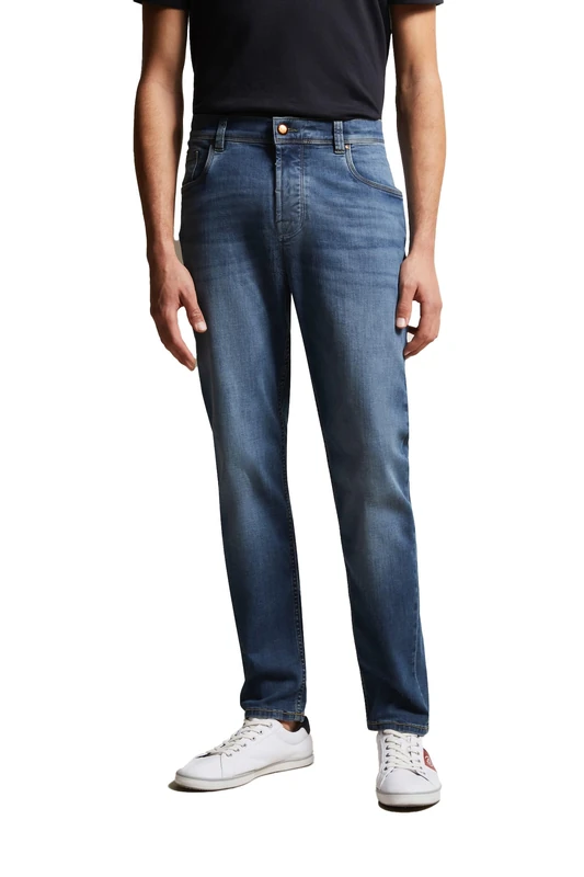bugatti Men's 3108d-56684a Jeans, Blue-357, 40 W/34 L