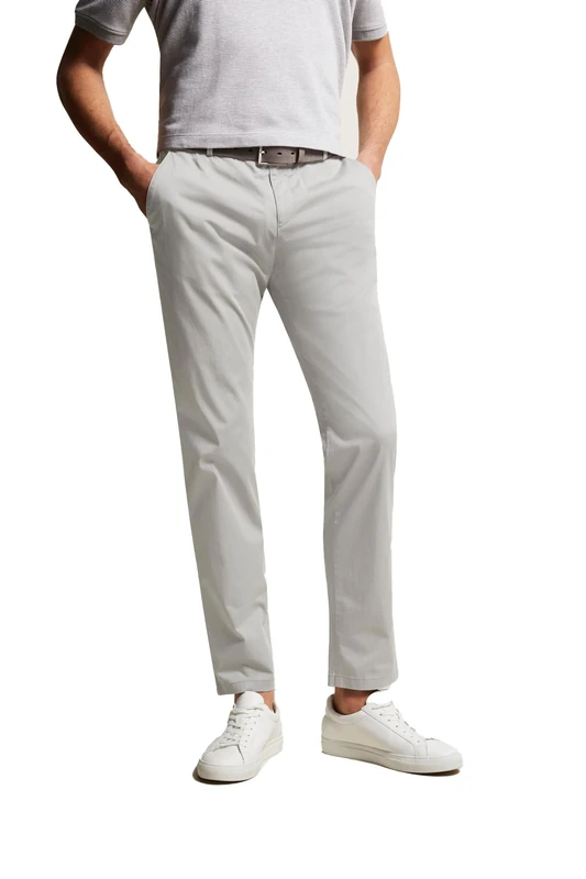 bugatti Men's 4890-56301a Trouser, Light grey-220, 40W x 34L