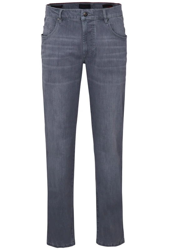 bugatti Men's 3228d-56648a Slacks, Grey-255, 33 W/34 L