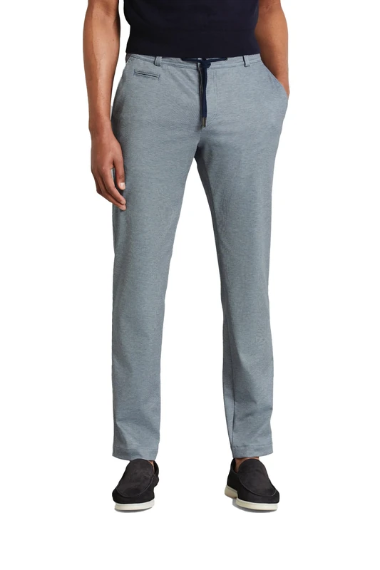 bugatti Men's 4036-56811a Pants, Blue-grey-330, 35 W/34 L