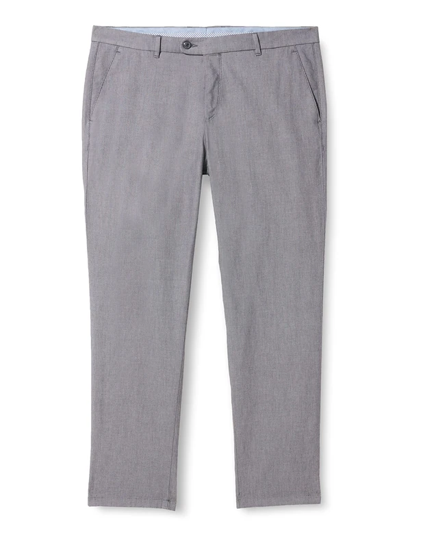 bugatti Men's 4890-56301a Trouser, Grey-240, 42W x 34L