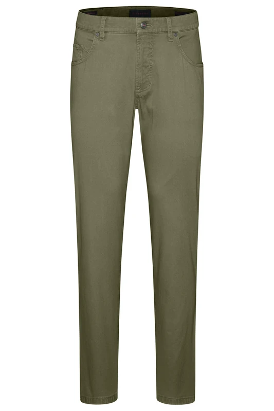 bugatti Men's 3224-56370a Slacks, Olive-160, 40 W/30 L